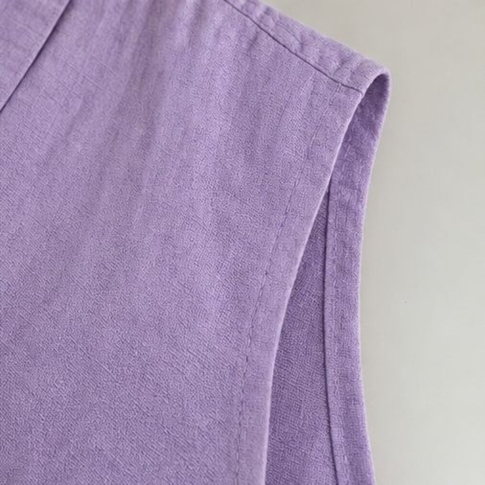 Lilac Ruffle Blouse - Picture 5 of 6